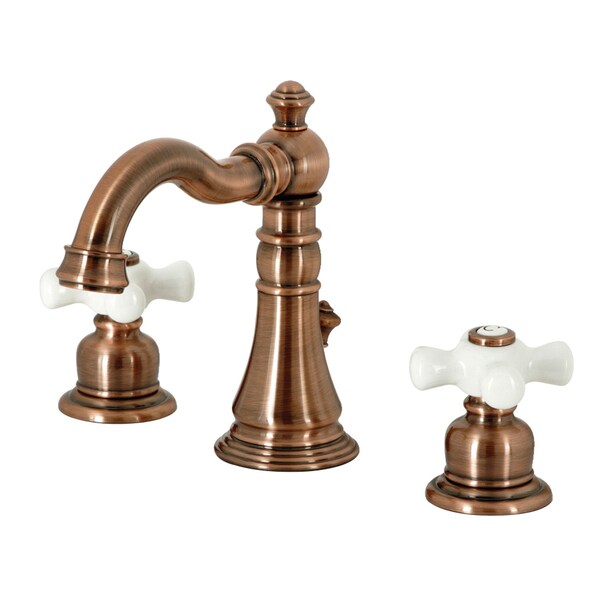Widespread Bathroom Faucet, Antique Copper